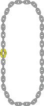 Строп цепной 6,3т-7,5м